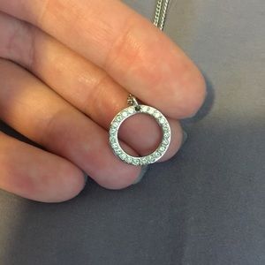 Swarovski circle necklace