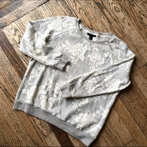 Floral print sweatshirt