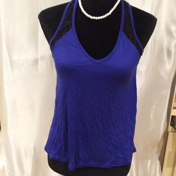 Blue lace shirt!