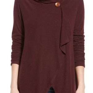 Bobeau Maroon Wrap