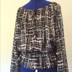 Michael Kors Resort Blouse || Size L