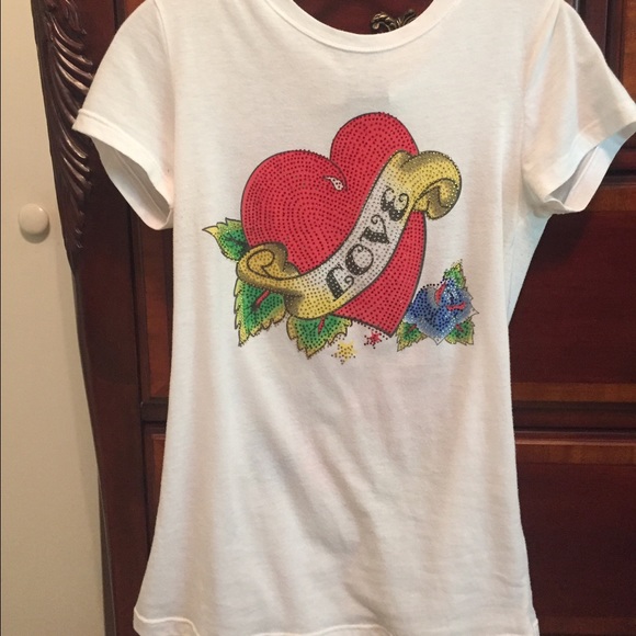 Rhinestone Karlie Tee