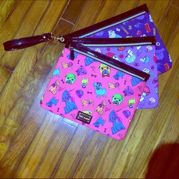 Betsey Johnson Bags Betsey Johnson Pouch Trio Poshmark