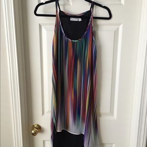 Multicolor Asymmetrical Dress