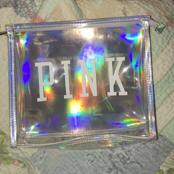 PINK Victoria's Secret Handbags - Victoria's Secret pink cosmetic bag