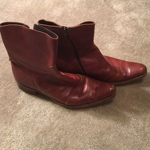 Men's Size 12 Steve Madden Brown Leather Boots