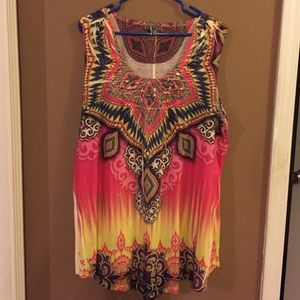 Colorful tank top size 22/24!
