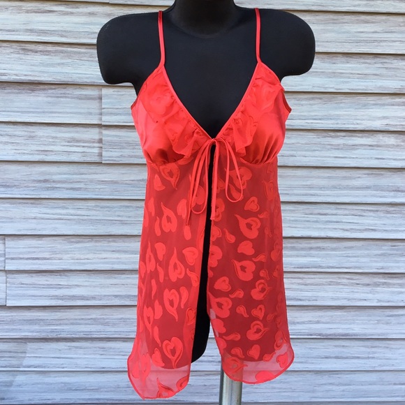 Secret Treasures Other - 🚨5/$15 Sale!🚨NWOT Red Hearts Lingerie