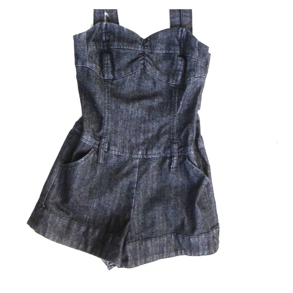 G BY Guess Denim Romper size 25