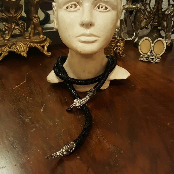 Betsey Johnson Adjustable Snake Necklace