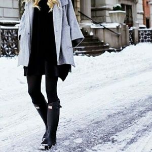 Worn once gloss raining boots