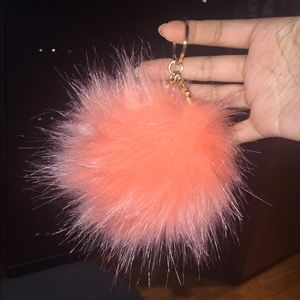 Fur ball keychain