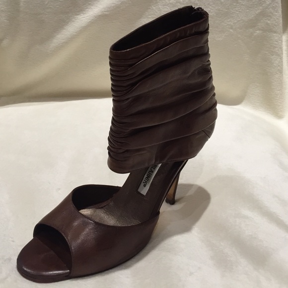 Manolo Blahnik Heels with Ankle Cuff