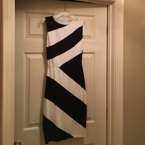 Black and white dress