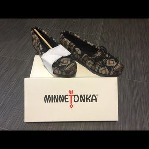 Black Tribal Moccasins