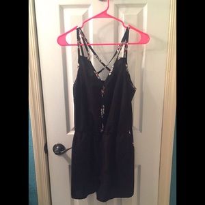 Black romper! Size large