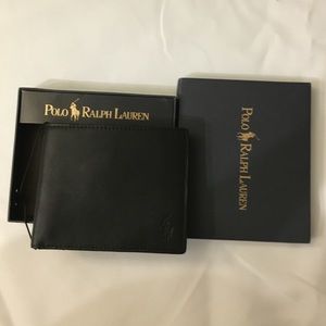 NEW Polo Ralph Lauren Men's black wallet