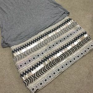 Zara patterned skirt