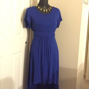 Charming Charlie High-Low Blue Dress👗
