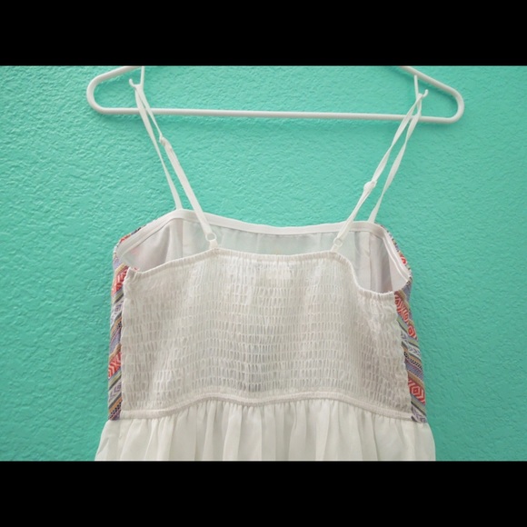 White Embroidered Dress - Picture 2 of 2