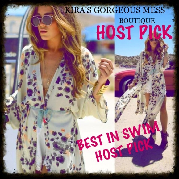 Boutique Other - 🌞HOST PICK🌞8/23 BNWT LONG FLORAL KIMONO