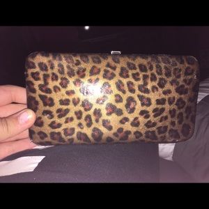 Cheetah Print Wallet Clutch