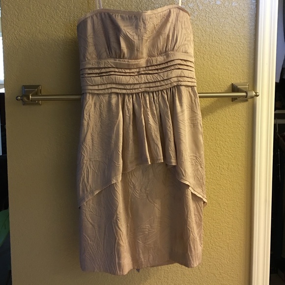 BCBG pink champagne cocktail dress