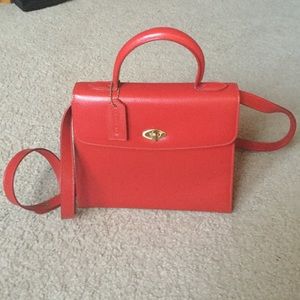 Red Coach Bag