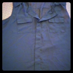 Black see through over shirt.