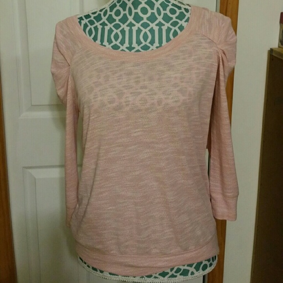 Free People Sweater with ruched shoulder - Picture 2 of 2