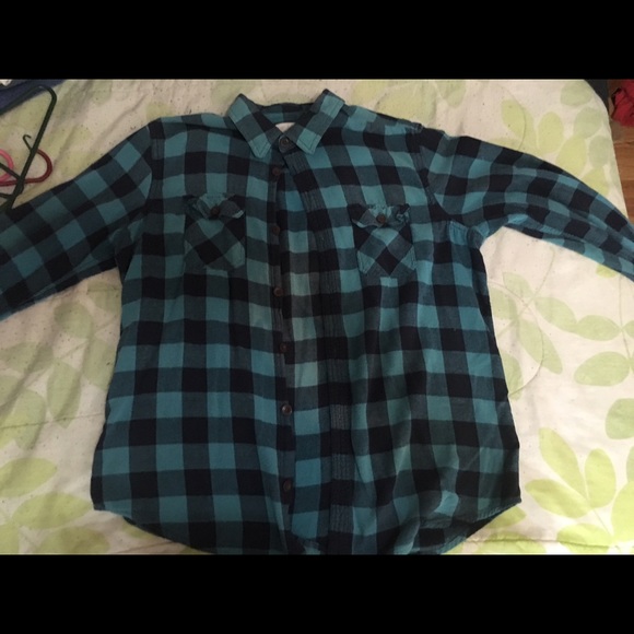 Blue flannel