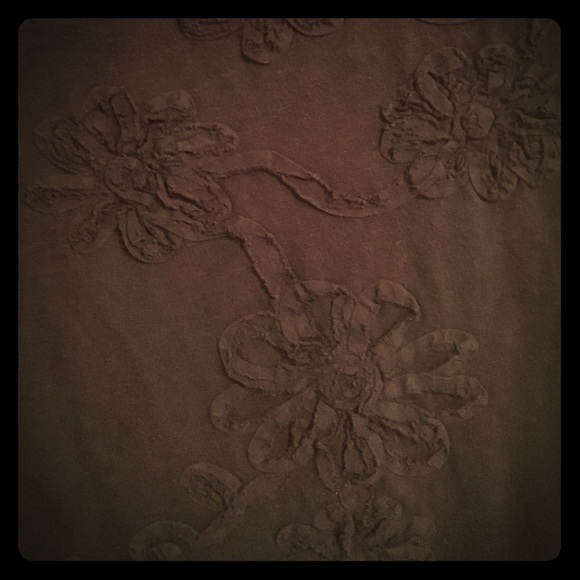 Navy blue flower tshirt