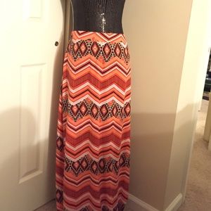 NWT Aztec Maxi Skirt PLUS.