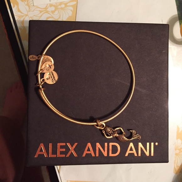 Mermaid gold Alex and ani bracelet