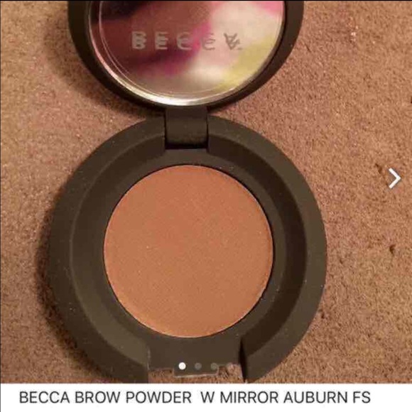 BECCA BROW POWDER COMPACT AUBURN W MIRROR LOVE*SOLD* - Picture 1 of 4