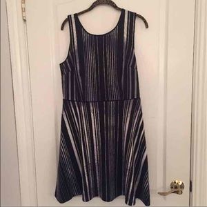 Andrew Marc white and black dress