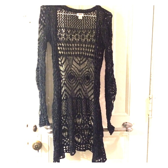 CROCHET LONG CARDIGAN BOHO