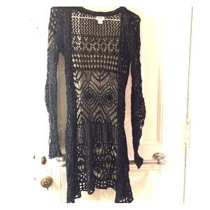 CROCHET LONG CARDIGAN BOHO