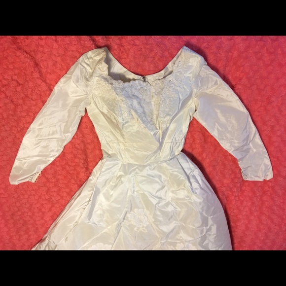 Wedding Vintage dress with a cape.