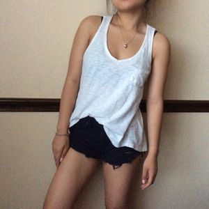 White tank top