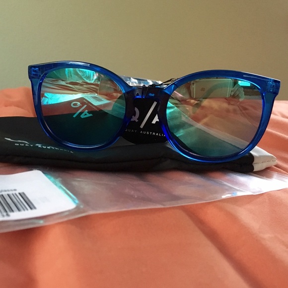 Quay Australia Dixi Sunglasses, Blue