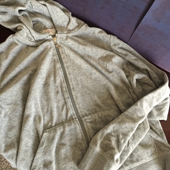 Gray Zip Up Hoodie
