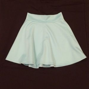 Light Blue Skater Skirt