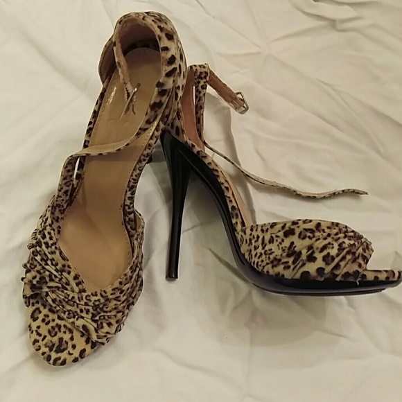 Shoes - Leopard Print Stiletto Heels