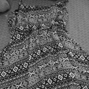 Beautiful black and white dress