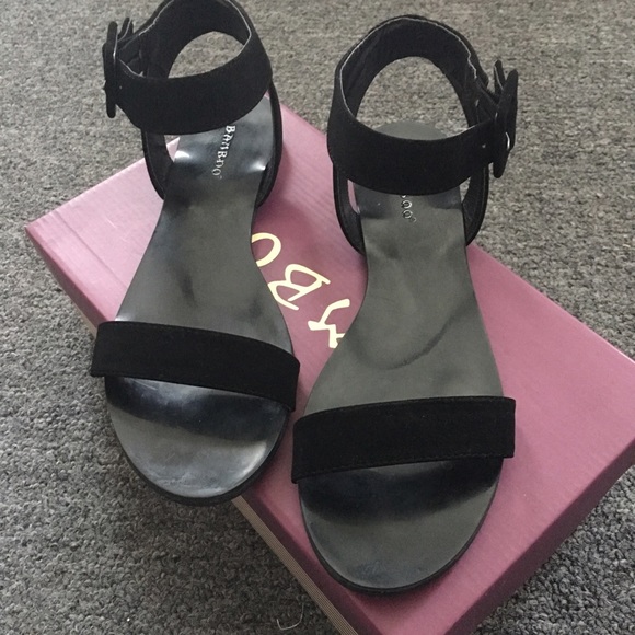 ❌SOLD❌ Bamboo Black Flat Sandal