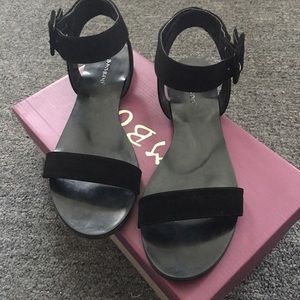 ❌SOLD❌ Bamboo Black Flat Sandal