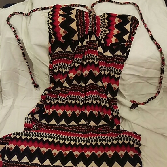 Patterned Maxi Dress - Picture 1 of 2