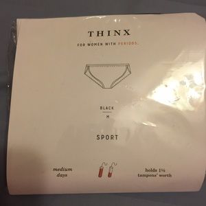 Thinx Sport Black Medium