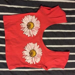 Daisy crop top